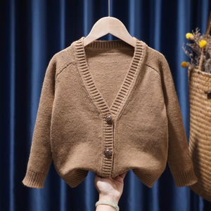 Ensemble uniforme JK pour filles, automne 2026, cardigan tricoté, chemise <span class=keywords><strong>blanche</strong></span> et <span class=keywords><strong>jupe</strong></span> plissée à carreaux, adapté aux enfants de 3 à 8 ans - Product Image 4
