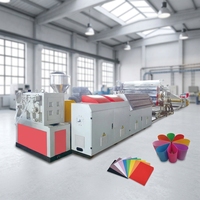 Ligne de production de feuilles PP, PS, PE haute capacité, machine de thermoformage sous vide pour la fabrication de feuilles