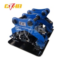 Compacteur de sol hydraulique vibrant pour mini-excavatrices avec moteur et engrenage pour excavatrices de 1 à 4 tonnes