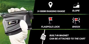 XE-6M02 монокулярный телескоп XEAST 6,5x, многофункциональный дальномер для гольфа, 5-1000 м, бинокль - Product Image 3