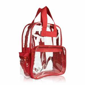 Custom Logo <b>Clear</b> PVC <b>Backpack</b> Manufacturer Lightweight Transparent <b>Backpacks</b> - Product Image 2