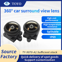 Objectif d'appareil photo TOYO Optics 2026, nouveau design, F1.65, 0.95 mm, monture S, mise au point automatique, module d'objectif M12 TOF