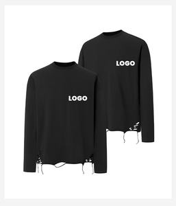 <span class=keywords><strong>T</strong></span>-<span class=keywords><strong>Shirt</strong></span> da uomo in <span class=keywords><strong>cotone</strong></span> strappato da uomo con fondo bianco <span class=keywords><strong>t</strong></span>-<span class=keywords><strong>Shirt</strong></span> di alta moda di marca alla moda <span class=keywords><strong>t</strong></span>-<span class=keywords><strong>Shirt</strong></span> a <span class=keywords><strong>manica</strong></span> <span class=keywords><strong>lunga</strong></span> - Product Image 2