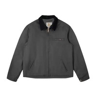 Automne hiver J97 grande taille Cleanfit coton Bomber veste hommes femmes Vintage Detroit lâche vêtements de travail réguliers coupe-vent lapin