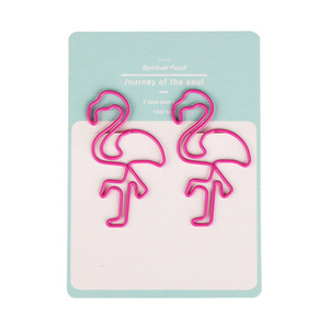 Clip Creativo con Forma de Flamenco, Clip Metálico Único, Diferentes Tipos de Clips para Papel, Clips con Forma Personalizada - Product Image 4