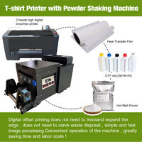 Baiyin haute qualité XP600 DTF imprimante A3 numérique T-shirt Machine d'impression transfert de chaleur PET Film vêtements imprimante automatique nouveau