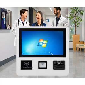 Terminal de autoservicio de liquidación de <span class=keywords><strong>seguro</strong></span> médico colgante de pared de 15,6 pulgadas, quiosco de pago integrado SDK para pago médico - Product Image 4