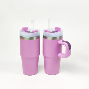 Gobelet isotherme en acier inoxydable de 14 oz avec paille, personnalisable avec logo, isolation thermique de 6 à 12 heures, portable, pour promotion (vente en gros) - Product Image 3