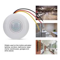 TUODI TDL-9958 12V atau 220V Jangkauan Sensor 3-5m dan Daya 800W untuk Penerangan Otomatis Koridor Saklar Sensor Gerak PIR