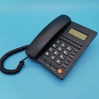 Téléphone fixe filaire économique avec identification de l'appelant KX-L019 / Téléphone de bureau/chambre