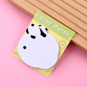 Ins Style Cartoon Panda <b>Sticky</b> <b>Notes</b> Cute High-Value Strong Adhesive Notepads Memo Message Labels Wholesale - Product Image 6