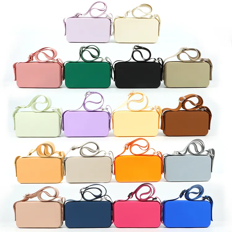Mode Silikon Tasche Luxus Umhängetasche Handy tasche Damen Schulter Handtaschen Brieftasche Geldbörse