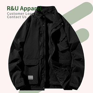 Nouvelle veste de travail décontractée pour homme, en polyester, durable, multi-poches, pour le printemps et l'automne, idéale pour les activités de plein air - Product Image 4