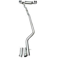 Échappement Cat-back à valve de régulation haute performance - Acier inoxydable avec embouts pour BMW 530/525i G30/G38 2.0T B48 2018-2024