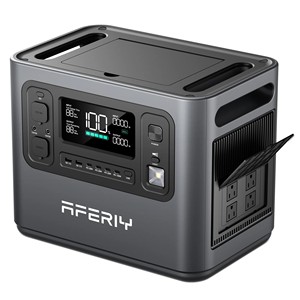 จัดส่งจากคลังสินค้าเยอรมนี สถานีไฟฟ้าพกพา AFERIY 1200w แหล่งจ่ายไฟสำรองแบบพกพา - Product Image 1