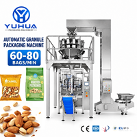 Machine à emballer les frites de pomme de terre de casse-croûte alimentaire peseuse multitête Machine à emballer verticale automatique