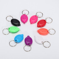 Populaire personnalisé 365 ~ 400nm longueur d'onde et couleur Mini LED Blacklight Troch porte-clés lampe de poche ultraviolette UV porte-clés lumière