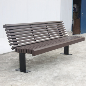 Muebles <span class=keywords><strong>de</strong></span> exterior, asiento <span class=keywords><strong>de</strong></span> Banco compuesto <span class=keywords><strong>de</strong></span> plástico <span class=keywords><strong>de</strong></span> <span class=keywords><strong>madera</strong></span> largo alto, Banco <span class=keywords><strong>de</strong></span> parque exterior, silla, banco <span class=keywords><strong>de</strong></span> asiento <span class=keywords><strong>de</strong></span> jardín con respaldo - Product Image 5
