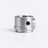 Collier d'alignement en aluminium tourné sur CNC suisse sur mesure pour l'alignement des capteurs optiques et de proximité