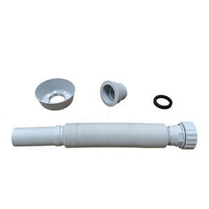 Tubo di Scarico Flessibile Universale in Plastica per <span class=keywords><strong>Lavello</strong></span>, Anti-Odore, Espandibile con Guarnizione Anti-Insetti per Facile Installazione - Product Image 6
