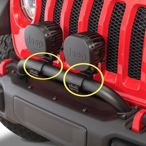 Winch Guard Light Montage halterung für 2018-2020 Jeep Wrangler JL & Gladiator JT 2 Zoll Schlauch halterungen - Product Image 5