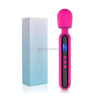 LED-Anzeige Handheld Adult Mastur bator Frauen Vibration Dildo Vibrator Spielzeug mit Av Wand Geschenk für Frauen