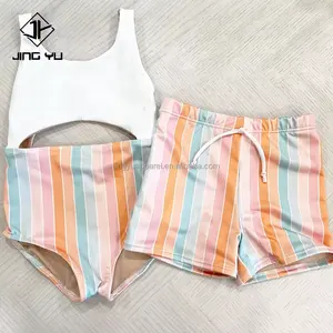 2024 Kids Bathing Suits Eco-friendly Kids Swimwear Wholesale Baby Bikini Set Custom Swimwear For Little Girls