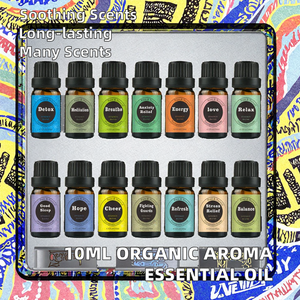 Aromaterapia Orgánica, Aceite Esencial Puro de 10 ml con Infusión de Rosa, Lavanda, Romero y Eucalipto - Product Image 2