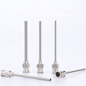 Agujas de Metal de 50 mm (2 Pulgadas) para Dispensar Adhesivo, Boquilla para Jeringa de Pegamento, Cartucho Luer Lock, Puntas de Acero Inoxidable Extra Largas 8G-30G ISO GS - Product Image 1