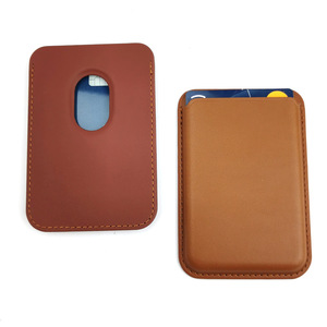 Biểu Tượng Tùy Chỉnh PU Da Điện Thoại Trở Lại Trường Hợp Thẻ Wallet Mạnh Mẽ Từ Minimalist Slim Chủ Thẻ Tín Dụng Cho <span class=keywords><strong>Iphone</strong></span> Magsafe - Product Image 4