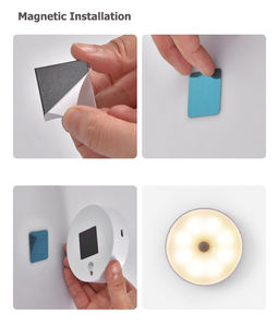 Lumière de placard sans fil <span class=keywords><strong>Led</strong></span> lumières de <span class=keywords><strong>cuisine</strong></span> <span class=keywords><strong>sous</strong></span> les meubles batterie USB rechargeable applique murale décoration de chambre à coucher lumière d'armoire - Product Image 4