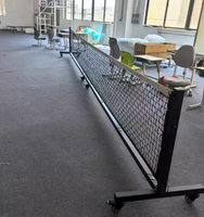 Filet de pickleball professionnel Ky007 à bas prix, robuste avec roues, filet mobile, filet de pickleball robuste prix usine
