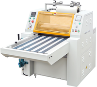 Machine de laminage thermique semi-automatique électrique hydraulique PRY-YDFM-720 pour textiles et emballages alimentaires dans des cartons en bois