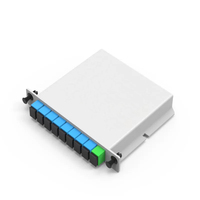 Divisor Óptico 1*8 1*16 1*4 1*64 1*32 PLC, Distribuidor Óptico Tipo Inserto SC/UPC FTTH