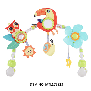 Fabrication OEM bébé jeu <span class=keywords><strong>arche</strong></span> <span class=keywords><strong>poussette</strong></span> jouets berceau accessoire animal bébé <span class=keywords><strong>poussette</strong></span> arc jouets - Product Image 2