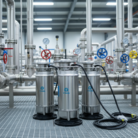 Pompe submersible électrique à aimant permanent Xinghuihong de haute qualité en acier inoxydable 316 duplex, pressurisée, OEM, garantie 1 an