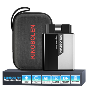 Outil de diagnostic Bluetooth KINGBOLEN Soloscan pour Benz, analyse complète du système, codage ECU, noir - Product Image 1