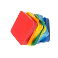Feuilles de PE de 0,2 mm à 0,5 mm, imperméables, en polyéthylène basse densité, lisses, flexibles, pour la protection des surfaces et l'emballage