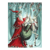 Peinture Diamant Ever Moment Nouveautés Noël Père Noël Elfe Strass Kit Bricolage Loisirs et Artisanat S2F2634