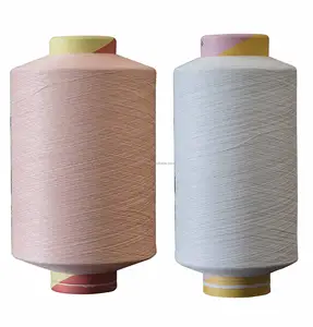 DTY 30S dope dyed filament yarn khaki