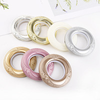 Œillets en plastique Style Rose, 1 pièce, pour rideau, œillets, anneaux, pour rideaux