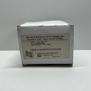 S-lp70 Altavoz de Alarma contra Incendios 70v 500-698801 Rojo Nuevo Original Automatización Industrial Control Programable PLC - Product Image 1