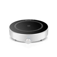 Nouvelle cuisinière à induction compacte 110V norme américaine, mini-réchaud électrique portable rond 2200W pour usage domestique et extérieur