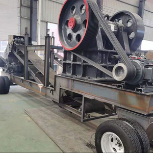 Concasseur à mâchoires mobile miniature de haute qualité, portable, pour pierres, granit, basalte, marbre, avec moteur diesel - Product Image 5