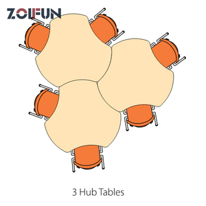 Table réglable en hauteur pour enfants de maternelle, de garderie et de pré-école, facile à nettoyer, prix abordable, qualité supérieure, design agréable, antibactérienne - Product Image 5