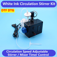 Système de circulation d'encre blanche DTF/DTG avec agitateur, minuterie et réservoir pour Epson L1800, L805, XP600, 4720, I3200, L18050 – Évite les précipitations