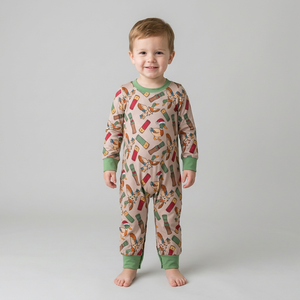 Baby <b>Boys</b> Kids Long Sleeves Ducks Christmas Hunting Romper - Product Image 1