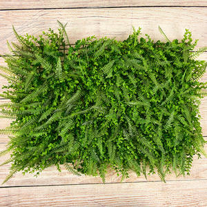 Gazon artificiel <span class=keywords><strong>eucalyptus</strong></span> pour décoration murale, 40x60cm, 1 pièce, vente directe d'usine, couleur verte - Product Image 6