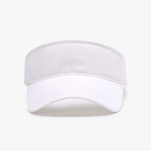 Gorra de visera blanca Unisex personalizada de alta calidad, sombrero de <span class=keywords><strong>Sol</strong></span> de playa de Golf ajustable, logotipo bordado para deportes al aire libre, pesca, hombres y mujeres - Product Image 1