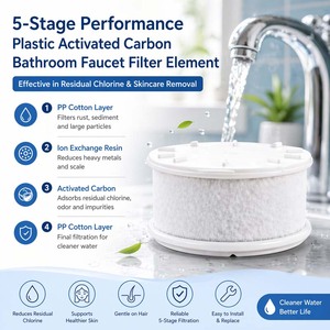 <span class=keywords><strong>Filtre</strong></span> à <span class=keywords><strong>eau</strong></span> domestique pour <span class=keywords><strong>robinet</strong></span> de cuisine et salle de bain, purificateur ACF 4 étapes, écologique, pressurisé, dropshipping, réduction sur les achats en gros - Product Image 1